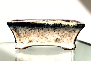 Pot à bonsaï vernissé